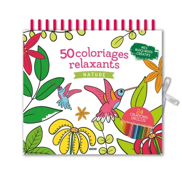 50 Coloriages relaxants nature