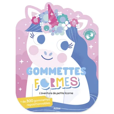 Gommettes formes licorne