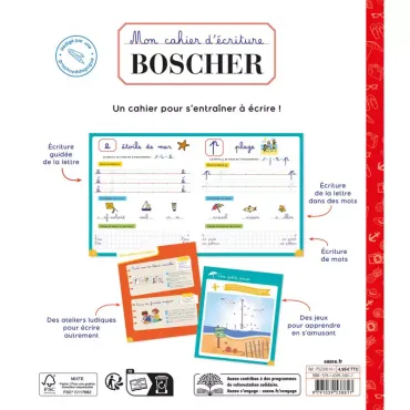 Cahier d'écriture Boscher - Spécial vacances