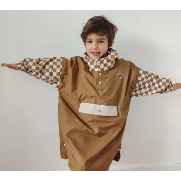 Poncho Damier - 1-3 ans