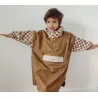 Poncho Damier - 1-3 ans