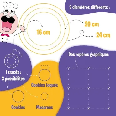 Tapis de cuisson Chefclub Kids