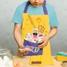 Tablier en Coton Jaune Chefclub Kids