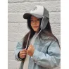 Casquette Sherpa "Ours" Gris - 18 mois à 4-5 ans