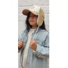 Casquette Sherpa "Ours" Beige - 18 mois à 4-5 ans