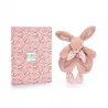 Lapin DOUDOU - Doudou lapin Rose poudré - 29 cm