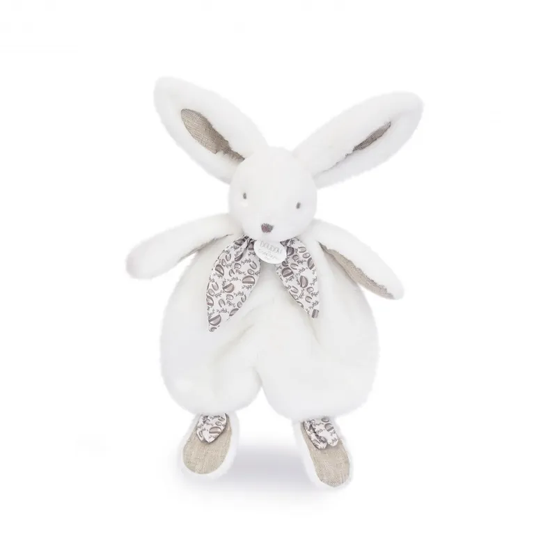 Lapin DOUDOU - Doudou lapin Blanc - 29 cm