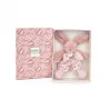 DOUDOU lapin rose - Doudou plat - 18 cm