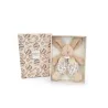 DOUDOU lapin beige - Doudou plat - 18 cm