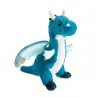 Peluche Grégoire le Dragon vert Emeraude - 30 cm