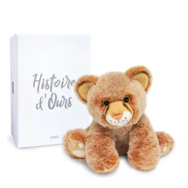 Peluche Bébé Lion Marron -...