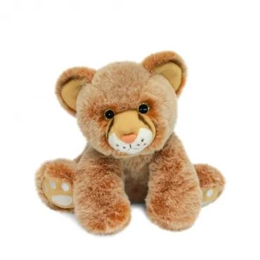 Peluche Bébé Lion Marron - 18 cm