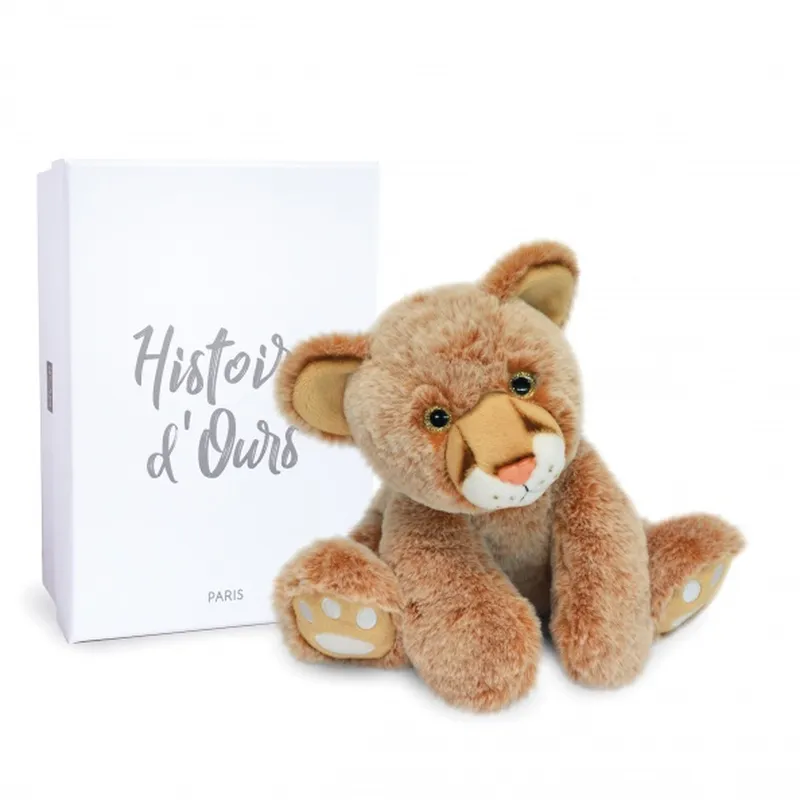 Peluche Bébé Lion Marron - 25 cm