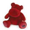 Peluche Hippopotame HIP'KISS - Rouge - 40 cm