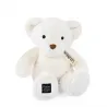 Ours en peluche blanc - LE NOUNOURS - 28 cm