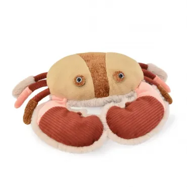 Peluche Crabe beige - 23 cm