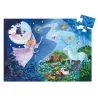 Puzzle - La fée et la licorne - 36 pcs