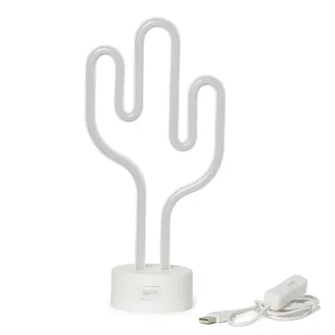 Lampe LED à Effet Néon - Cactus