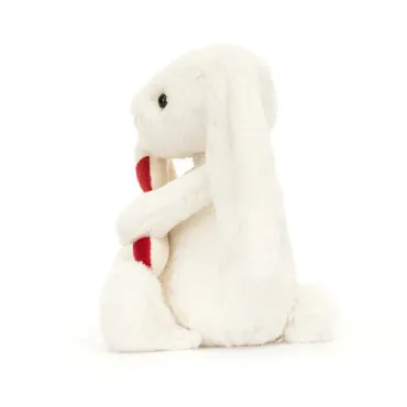 Bashful Bunny with Candy Cane