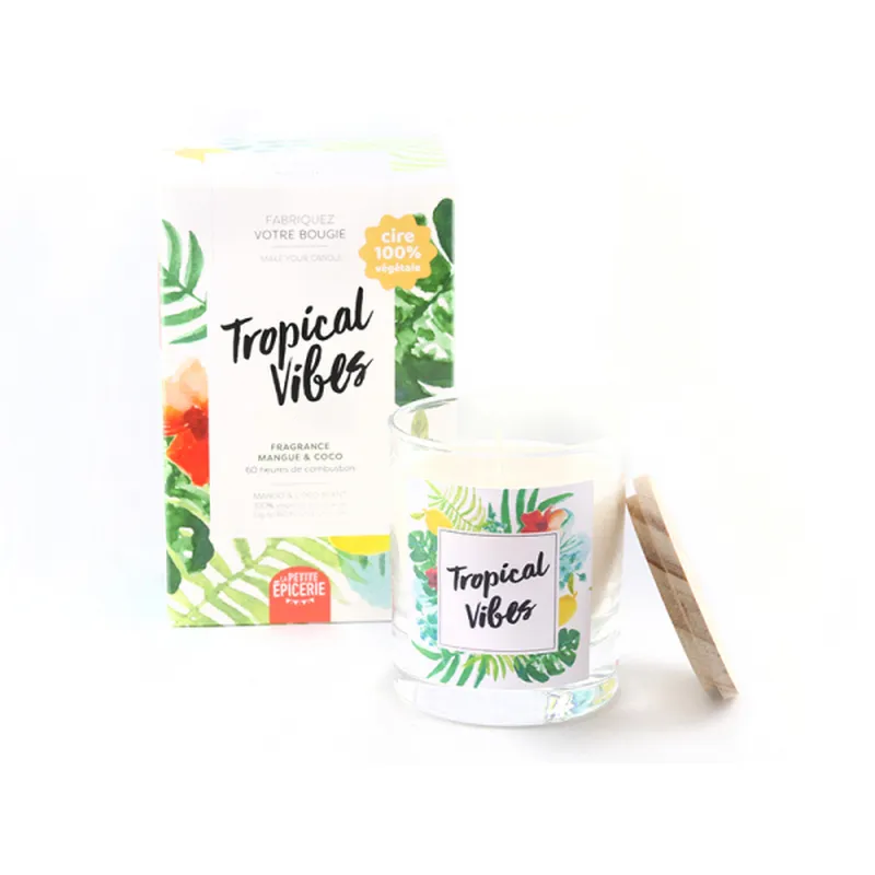 Kit bougie DIY - Tropical Vibes