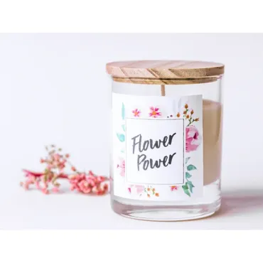 Kit bougie DIY - Flower Power