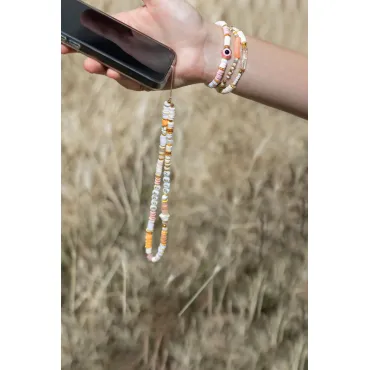 DIY BIJOUTERIE - Mes bijoux de téléphone en perles heishi