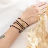 DIY Bijouterie n°10 - Mon bracelet perlé multirang - Noir