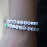 Perles lettres "Maîtresse" pour bracelet à personnaliser