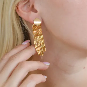 DIY Bijouterie - Mes boucles d'oreilles à franges