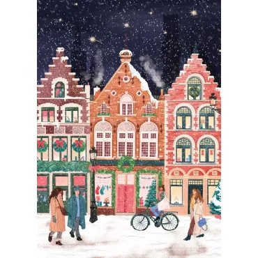 Bruges à Noël - 1000 pièces