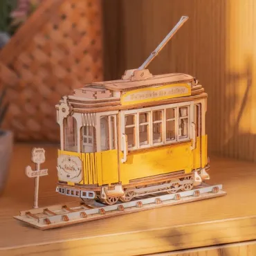 ROLIFE - Maquette Bois Tram vintage