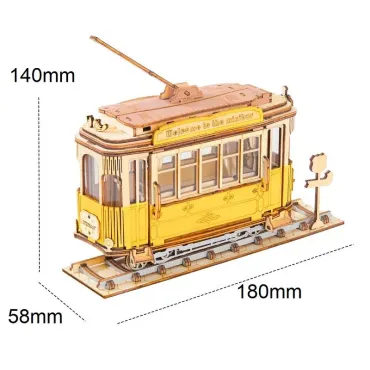 ROLIFE - Maquette Bois Tram vintage