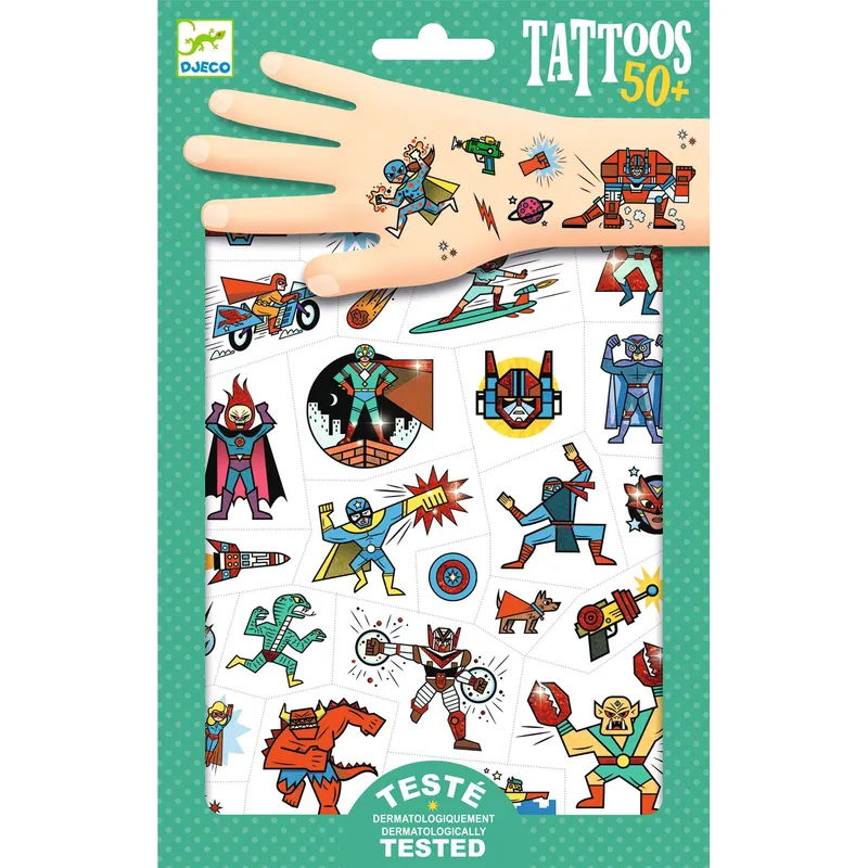 Tatouage - Heroes vs villains - FSC MIX