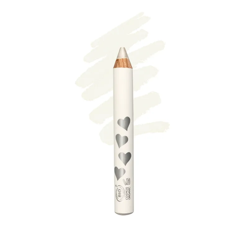 Crayon yeux visage & corps certifié bio - Blanc nacré