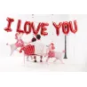 Ballon en aluminium - I love you