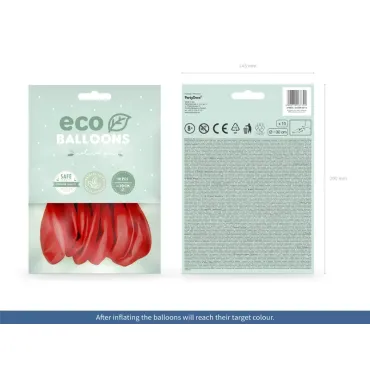 Ballons Eco pastel - Rouge