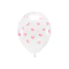 Ballons Eco - Coeur transparent rose