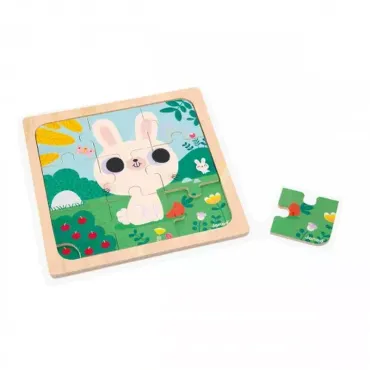 Puzzle Lapin Blanc