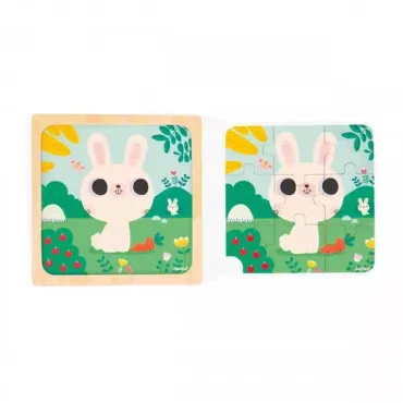 Puzzle Lapin Blanc