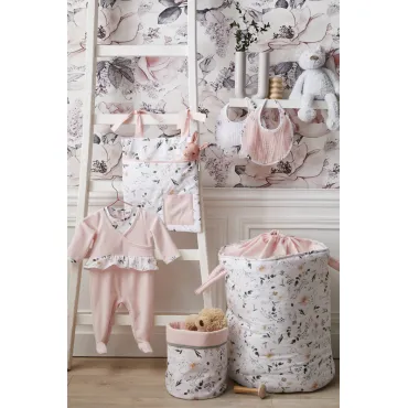 Lot de 2 bavoirs naissance - Sweet Garden