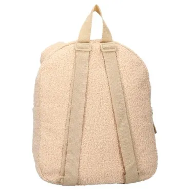 Sac à dos enfant 31x26x9cm - ourson bouclette beige