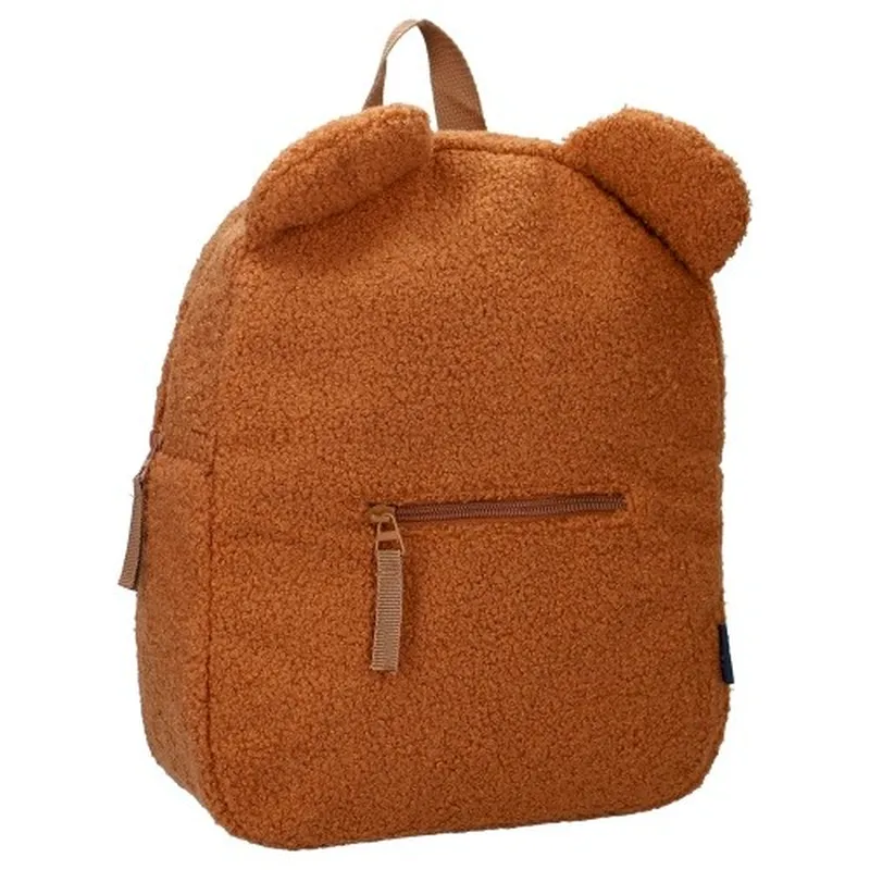 Sac à dos enfant 31x26x9cm - ourson bouclette caramel