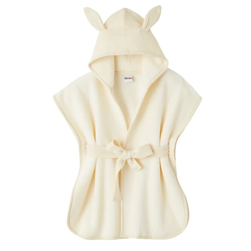 Peignoir bambou et gaze 0-2 ans lait