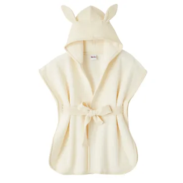 Peignoir bambou et gaze de coton 2-4 ans mousse de lait