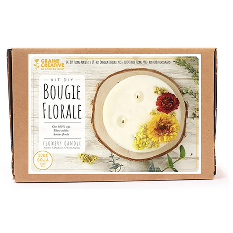 Kit DIY bougie - FLORALE