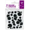 Sachet de 54 yeux noirs assortis