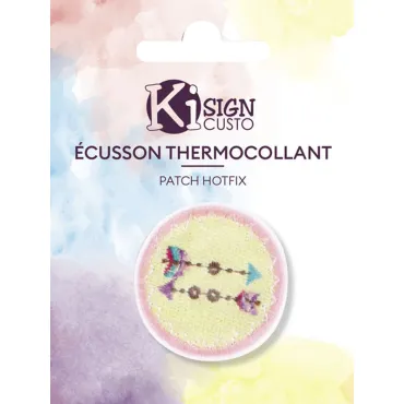 Ecusson brodé thermocollant - 2 Flèches