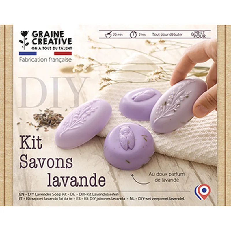 Kit DIY - Savons lavande