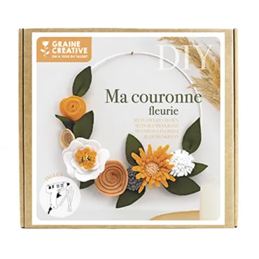 Kit DIY - Ma couronne fleurie