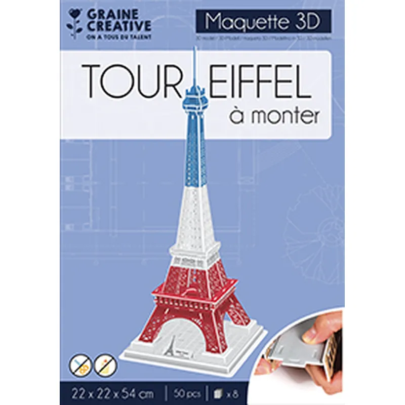 Puzzle maquette - Tour Eiffel